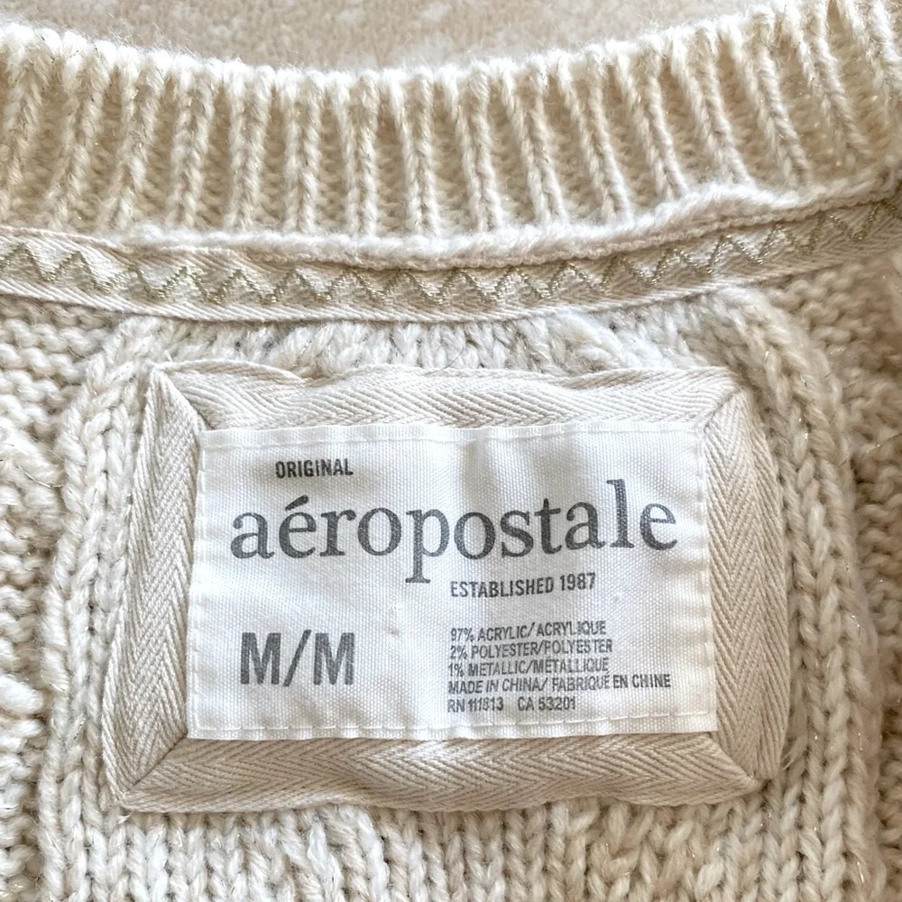 Y2k Aeropostale babydoll tie waist short sleeve cardigan sweater - Picture 7 of 13